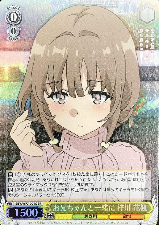 WS:デッキレシピ】青ブタ枝扉《現役女子高生アイドル 豊浜 WS:デッキレシピ】青ブタ枝扉《現役女子高生アイドル 豊浜